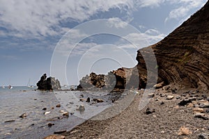 Le Grande Conque beach in Agde Cape, Cap d`Agde